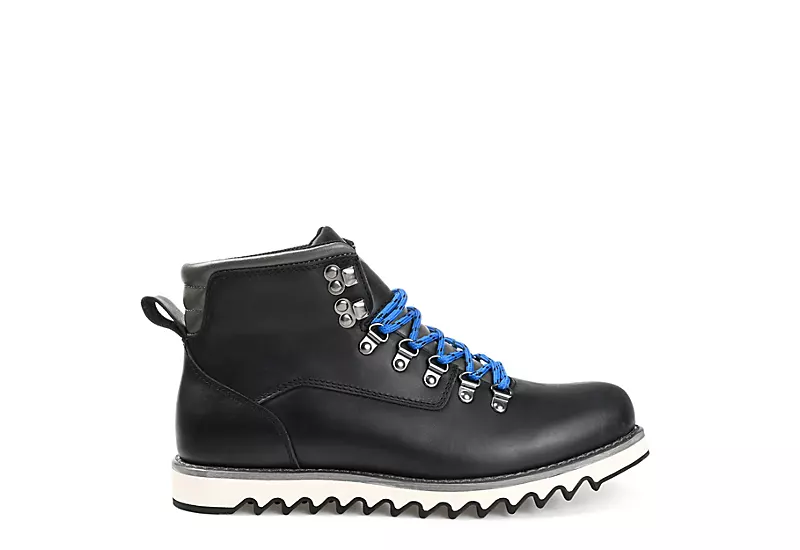 Territory Mens Badlands Lace-up Boot - Black 4 Territory Mens Badlands Lace-up Boot - Black - Image 2