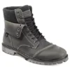 Territory Mens Grind Lace-up Boot - Grey 1 Territory Mens Grind Lace-up Boot - Grey -Fashion Men Shoe Store US 01 501955 00