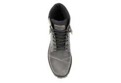 Territory Mens Grind Lace-up Boot - Grey 14 Territory Mens Grind Lace-up Boot - Grey -Fashion Men Shoe Store US 01 501955 05