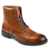 Thomas & Vine Mens Darko Lace-up Boot - Cognac -Fashion Men Shoe Store US 01 501980 00