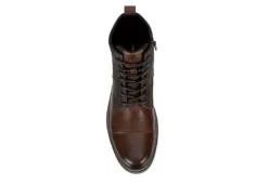 Franco Fortini Mens James Lace-up Boot - Brown -Fashion Men Shoe Store US 01 502008 05
