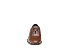 Johnston & Murphy Mens Stockton Cap Toe Oxford - Dark Tan -Fashion Men Shoe Store US 01 502049 02