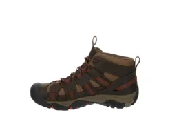 Keen Mens Siskiyou Mid Waterproof Hiking Boot - Brown -Fashion Men Shoe Store US 01 502059 03