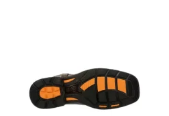 Ariat Mens Workhog Waterproof Work Boot - Brown -Fashion Men Shoe Store US 01 502085 06