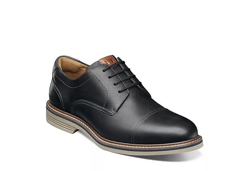Florsheim Mens Norwalk Cap Toe Oxford - Black 3 Florsheim Mens Norwalk Cap Toe Oxford - Black