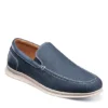 Florsheim Mens Montigo Canvas Venetian Loafer Oxford - Navy -Fashion Men Shoe Store US 01 502198 00