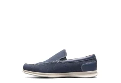 Florsheim Mens Montigo Canvas Venetian Loafer Oxford - Navy -Fashion Men Shoe Store US 01 502198 03