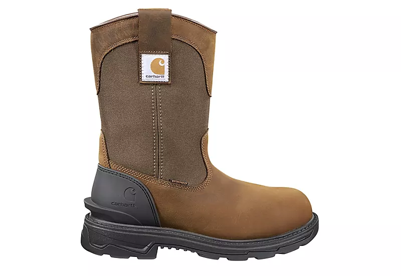 Carhartt Mens Ironwood Waterproof 11-inch Wellington Work Boot - Brown 4 Carhartt Mens Ironwood Waterproof 11-inch Wellington Work Boot - Brown - Image 2