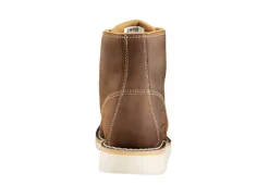 Carhartt Mens Waterproof 6-inch Moc Toe Wedge Boot - Brown -Fashion Men Shoe Store US 01 502201 03