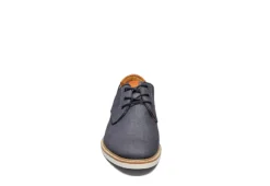 Florsheim Mens Highland Canvas Oxford - Navy -Fashion Men Shoe Store US 01 502208 02