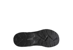 Dr. Scholl's Mens Monster I Slip Resistant Work Shoe - Black -Fashion Men Shoe Store US 01 502219 06