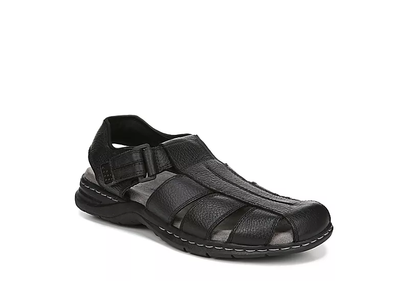 Dr. Scholl's Mens Gaston Outdoor Sandal - Black 3 Dr. Scholl's Mens Gaston Outdoor Sandal - Black