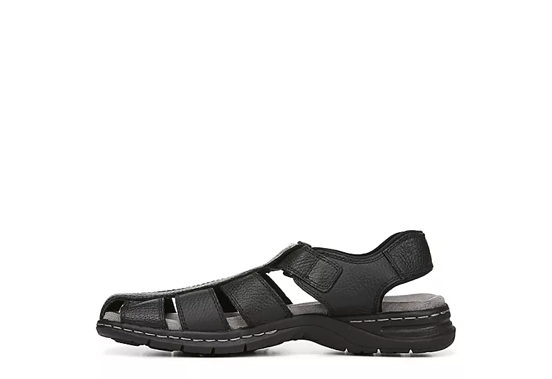 Dr. Scholl's Mens Gaston Outdoor Sandal - Black 6 Dr. Scholl's Mens Gaston Outdoor Sandal - Black - Image 4