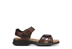 Dr. Scholl's Mens Gus Outdoor Sandal - Brown -Fashion Men Shoe Store US 01 502237 01