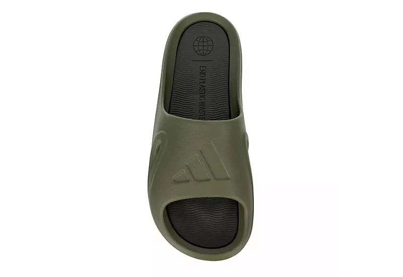 Adidas Mens Adicane Slide Sandal - Olive 8 Adidas Mens Adicane Slide Sandal - Olive - Image 6