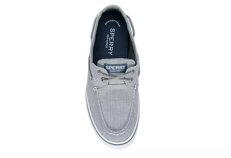 Sperry Mens Halyard 2-eye Slip On Sneaker - Pale Grey 8 Sperry Mens Halyard 2-eye Slip On Sneaker - Pale Grey - Image 6