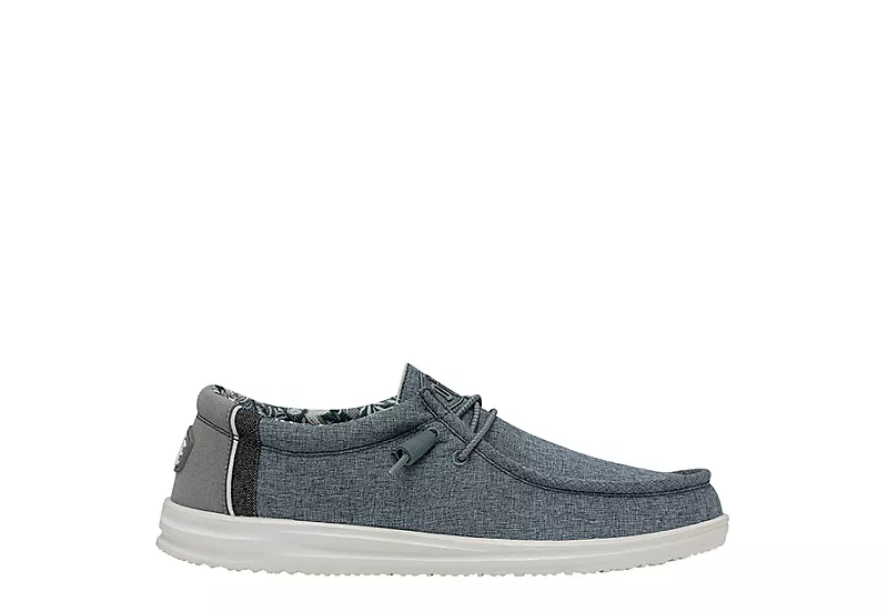 Heydude Mens Wally Slip On Sneaker - Light Blue 4 Heydude Mens Wally Slip On Sneaker - Light Blue - Image 2