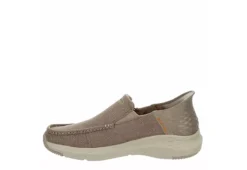 Skechers Mens Slip-ins Parson Slip On Sneaker - Brown -Fashion Men Shoe Store US 01 502297 03