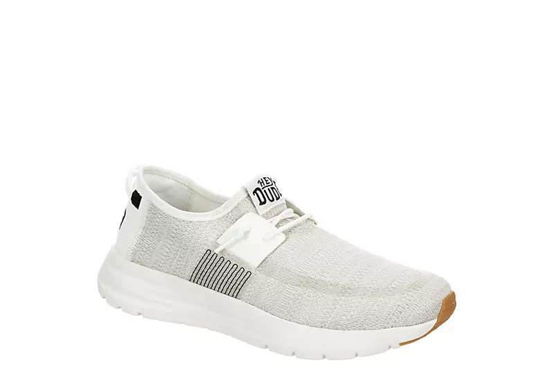 Heydude Mens Sirocco Slip On Sneaker - White 3 Heydude Mens Sirocco Slip On Sneaker - White