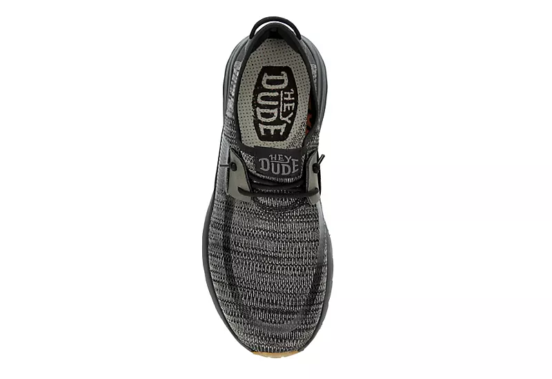 Heydude Mens Sirocco Slip On Sneaker - Black 8 Heydude Mens Sirocco Slip On Sneaker - Black - Image 6