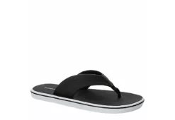 Fashion Men Shoe Store 32 Day Five Mens Vulc Flip Flop Sandal - Black