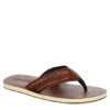 Restoration Mens Delmare Flip Flop Sandal - Brown -Fashion Men Shoe Store US 01 502362 00