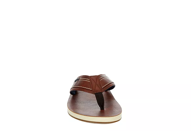 Restoration Mens Delmare Flip Flop Sandal - Brown 5 Restoration Mens Delmare Flip Flop Sandal - Brown - Image 3