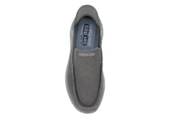 Skechers Mens Slip-ins Parson Slip On Sneaker - Grey -Fashion Men Shoe Store US 01 502403 05