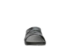 Oofos Mens Ooahh Sport Slide Sandals - Black -Fashion Men Shoe Store US 01 502411 02