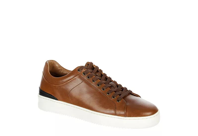 Franco Fortini Mens Devon Lace Up Sneaker - Cognac 3 Franco Fortini Mens Devon Lace Up Sneaker - Cognac
