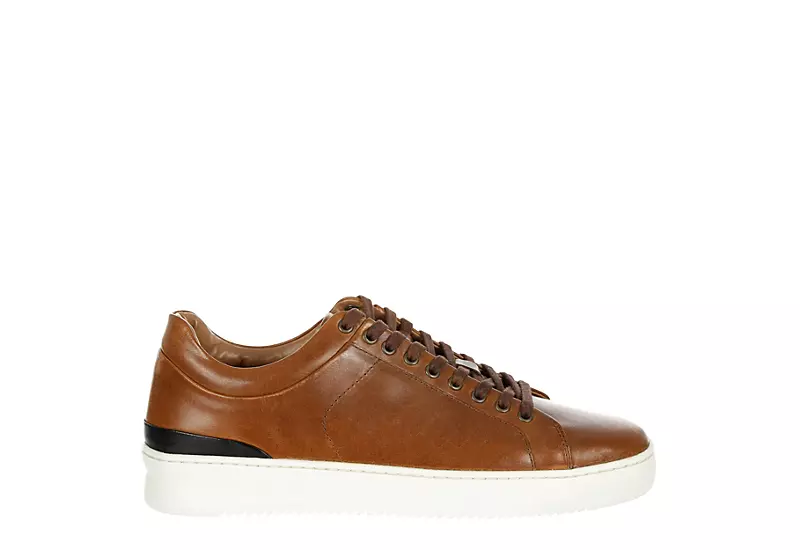 Franco Fortini Mens Devon Lace Up Sneaker - Cognac 4 Franco Fortini Mens Devon Lace Up Sneaker - Cognac - Image 2