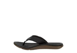 Reef Mens Santa Ana Flip Flop Sandal - Black -Fashion Men Shoe Store US 01 502415 03