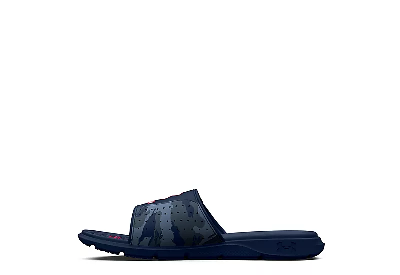 Under Armour Mens Ignite Pro Slide Sandal - Navy 5 Under Armour Mens Ignite Pro Slide Sandal - Navy - Image 3