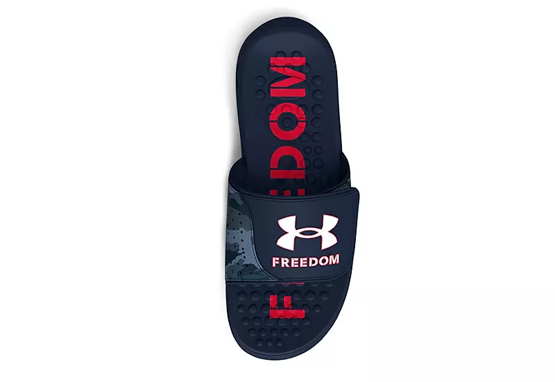 Under Armour Mens Ignite Pro Slide Sandal - Navy 6 Under Armour Mens Ignite Pro Slide Sandal - Navy - Image 4