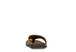 Franco Fortini Mens Newport Flip Flop Sandal - Tan -Fashion Men Shoe Store US 01 502429 04