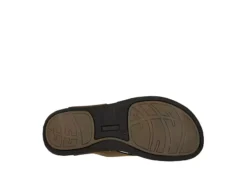 Franco Fortini Mens Newport Flip Flop Sandal - Tan -Fashion Men Shoe Store US 01 502429 06