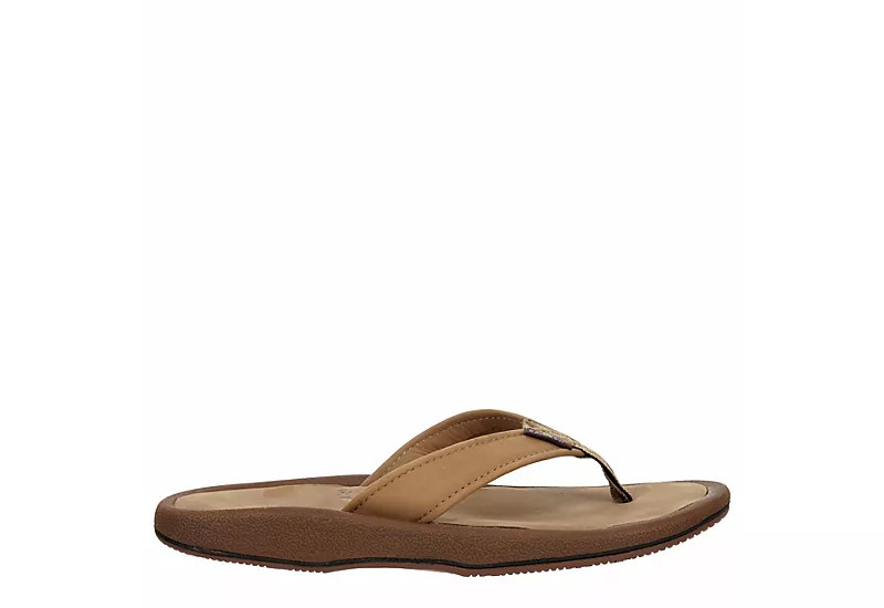 Rainbow Sandals Mens The Navigator Flip Flop Sandal - Brown 4 Rainbow Sandals Mens The Navigator Flip Flop Sandal - Brown - Image 2