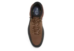 Cole Haan Mens Grand Hiker Waterproof Lace-up Boot - Brown -Fashion Men Shoe Store US 01 502453 03