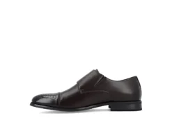 Vance Co Mens Atticus Cap Toe Double Monk Strap Oxford - Brown 12 Vance Co Mens Atticus Cap Toe Double Monk Strap Oxford - Brown -Fashion Men Shoe Store US 01 502465 03