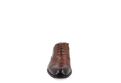 Vance Co Mens Bradley Cap Toe Oxford - Tan -Fashion Men Shoe Store US 01 502472 02