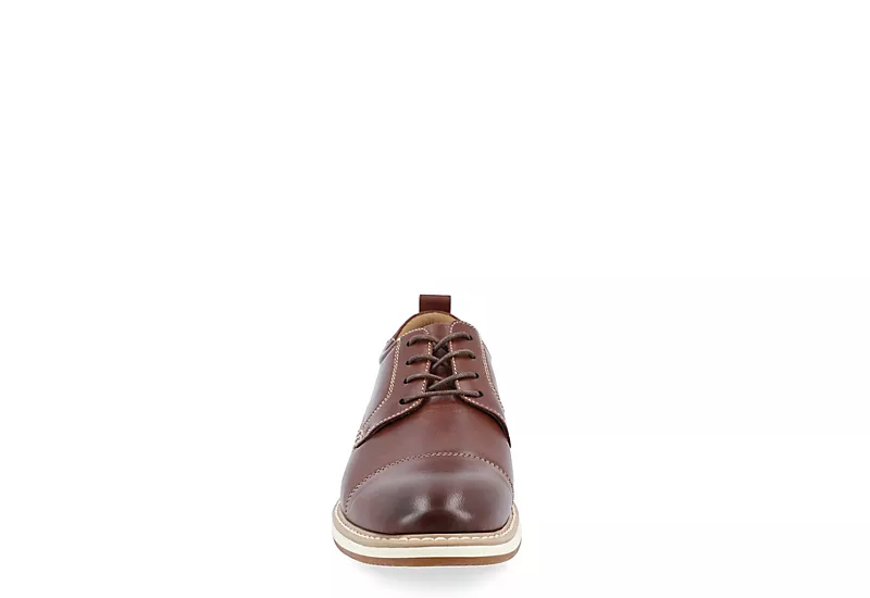 Vance Co Mens Jedd Oxford - Brown 5 Vance Co Mens Jedd Oxford - Brown - Image 3