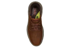 Skechers Mens Slip-ins Garza Sneaker - Brown -Fashion Men Shoe Store US 01 502538 03