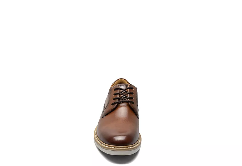 Florsheim Mens Norwalk Plain Toe Oxford - Cognac 5 Florsheim Mens Norwalk Plain Toe Oxford - Cognac - Image 3