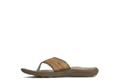 Sperry Mens Outer Banks Flip Flop Sandal - Tan -Fashion Men Shoe Store US 01 502722 02