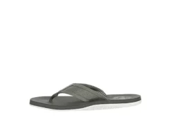 Margaritaville Mens Palm Flip Flop Sandal - Grey 12 Margaritaville Mens Palm Flip Flop Sandal - Grey -Fashion Men Shoe Store US 01 502736 03