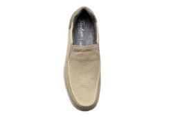 Florsheim Mens Lakeside Canvas Moc Toe Slip On Oxford - Sand -Fashion Men Shoe Store US 01 502786 05