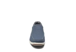 Florsheim Mens Lakeside Canvas Moc Toe Slip On Oxford - Navy -Fashion Men Shoe Store US 01 502787 02