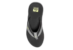 Reef Mens Anchor Flip Flop Sandal - Grey -Fashion Men Shoe Store US 01 502840 02