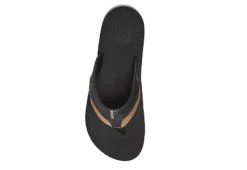 Reef Mens Cushion Dawn Flip Flop Sandal - Black -Fashion Men Shoe Store US 01 502844 02