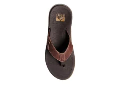 Reef Mens Santa Ana Flip Flop Sandal - Brown -Fashion Men Shoe Store US 01 502848 02